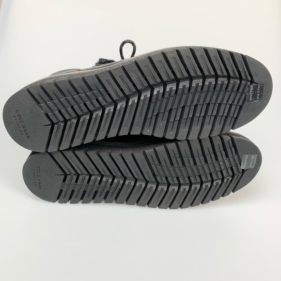 NEW Cole Haan ZeroGrand Lodge Hiker Boot BLACK Waterproof Size 9.5 - Picture 8 of 13